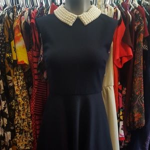 Pearl Collar Betsey Johnson Dress